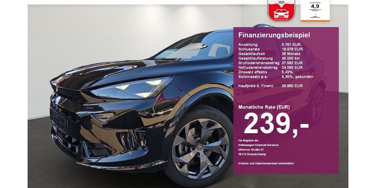 Cupra Formentor 13.100 km 29.880 &euro; Albbruck 79774