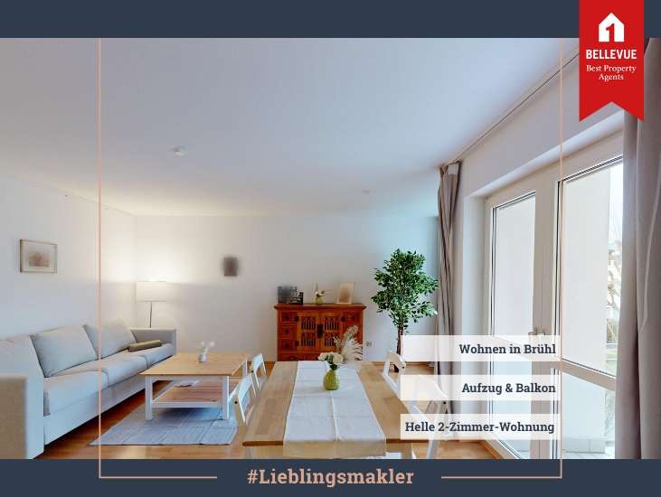 Etagenwohnung Brühl - 2 Zimmer, 59 m&sup2;, 225.000&euro; | Angebot:24400442