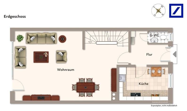 Reihenmittelhaus Potsdam Berliner Vorstadt - 6 Zimmer, 195 m&sup2;, 3.705&euro; | Angebot:26438815