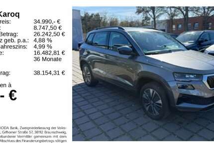 Skoda Karoq 26.231 km 34.840 &euro; Gifhorn 38518