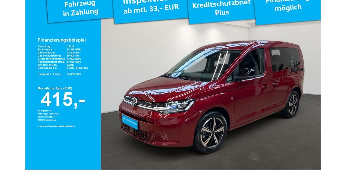 VW Caddy 13.500 km 34.989 € Leutkirch 88299