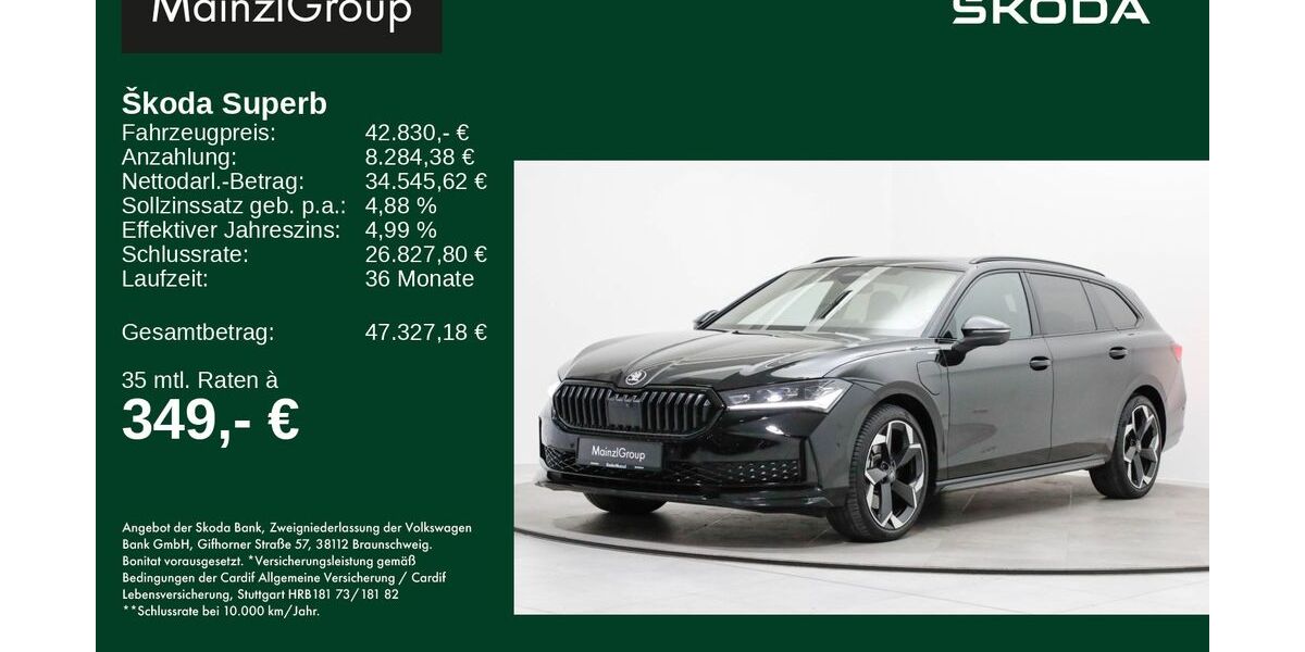 Skoda Superb 20.000 km 42.830 &euro; Feldkirchen/Westerham 83620