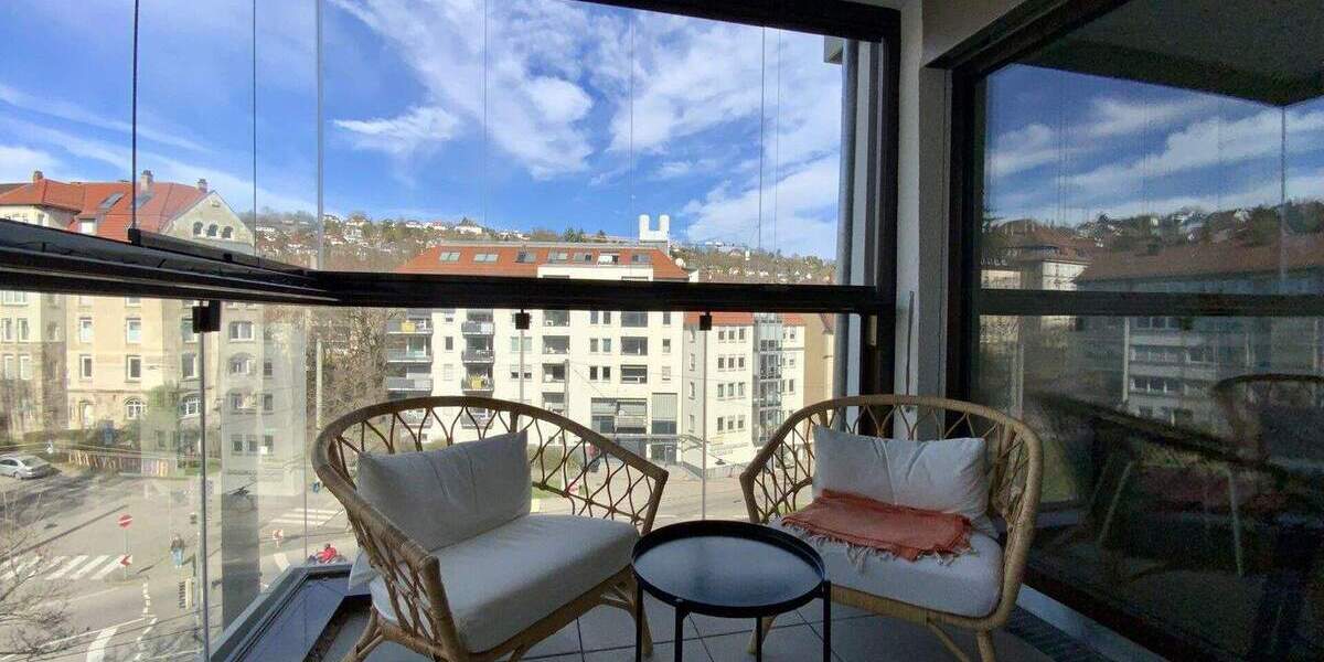 Etagenwohnung Stuttgart Stuttgart-West West - 2 Zimmer, 54 m&sup2;, 1.310&euro; | Angebot:25608423