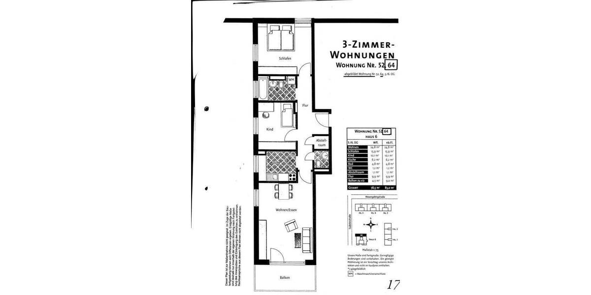 Etagenwohnung Poing - 3 Zimmer, 78 m&sup2;, 495.499&euro; | Angebot:25779963