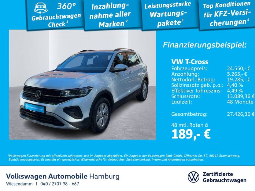 VW T-Cross 12.141 km 23.930 € Hamburg 22303