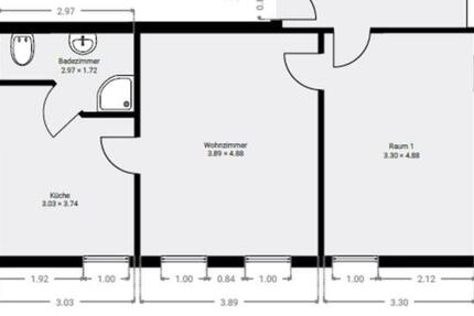 Wohnung Eibenstock - 2 Zimmer, 44 m&sup2;, 370&euro; | Angebot:25398136
