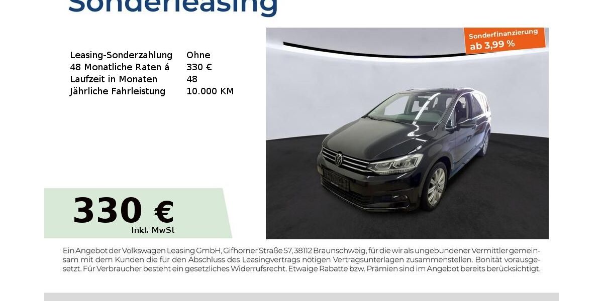 VW Touran 32.500 km 28.990 &euro; Roth 91154