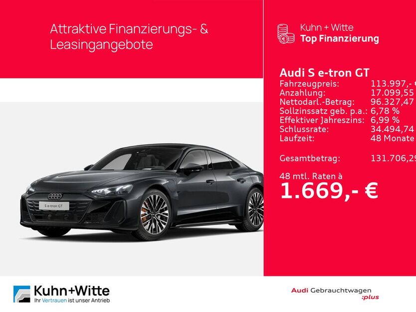 Audi e-tron GT 3.692 km 113.997 € Seevetal 21217