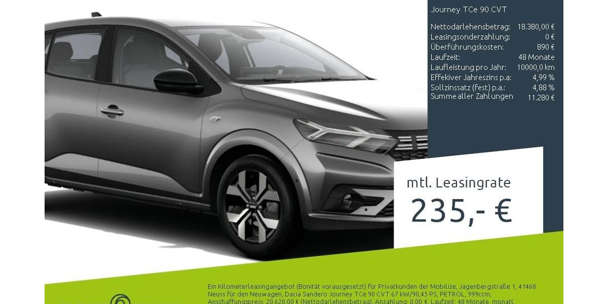 Dacia Sandero 2.500 km 17.880 &euro; Ahaus 48683