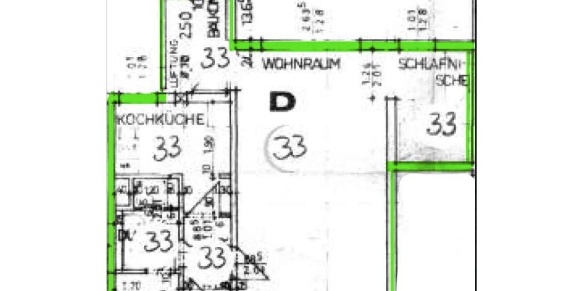 Etagenwohnung Heidenheim an der Brenz Aufhausen - 1.5 Zimmer, 51 m&sup2;, 155.000&euro; | Angebot:26125806