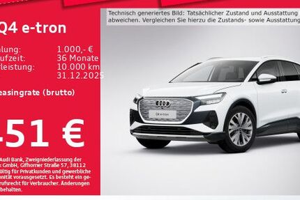 Audi Q4 e-tron 10.405 km 47.931 &euro; Eching 85386