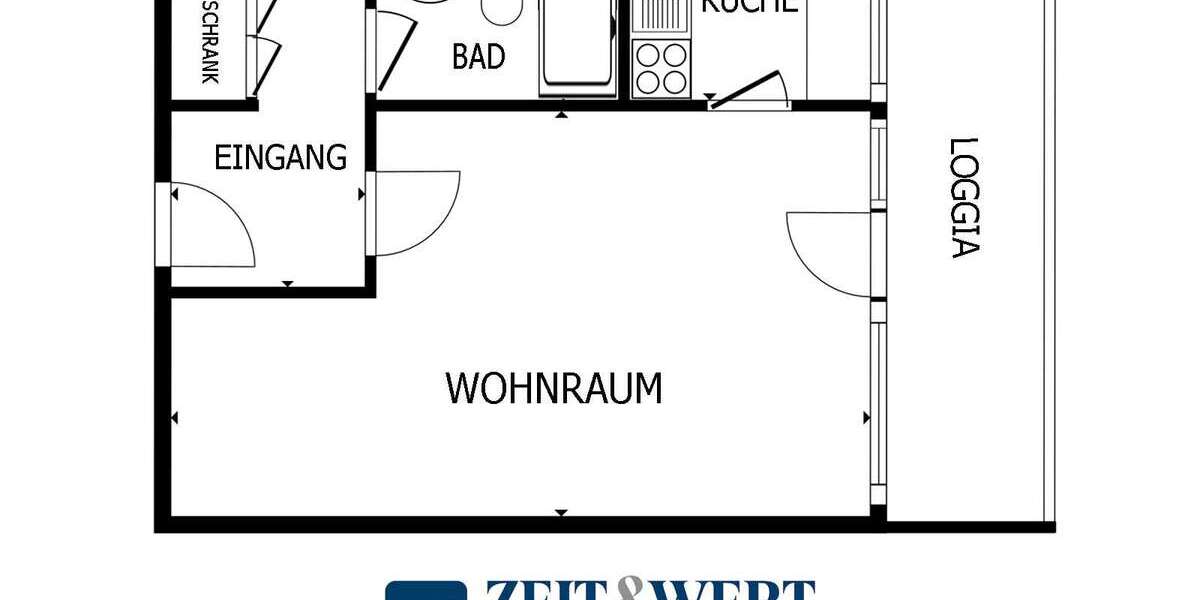 Etagenwohnung Erftstadt - 1 Zimmer, 38 m&sup2;, 65.000&euro; | Angebot:25366919