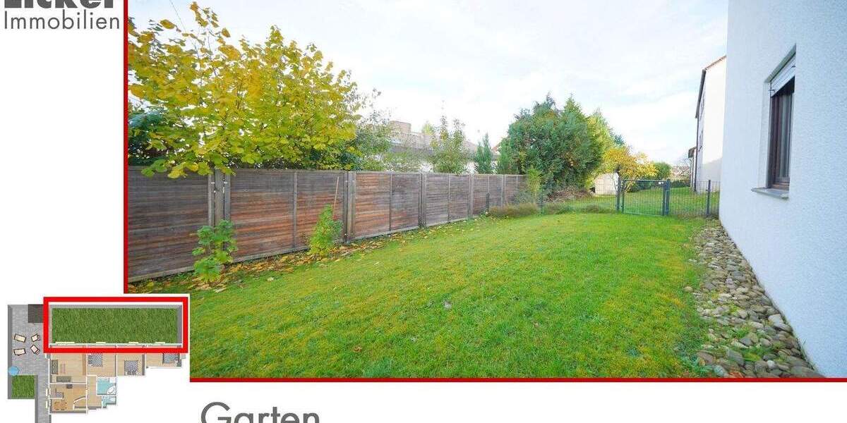 * Gartengeschoss-Whg. mit 130m² Terrassen- und Gartenfläche. 4 zimmer
