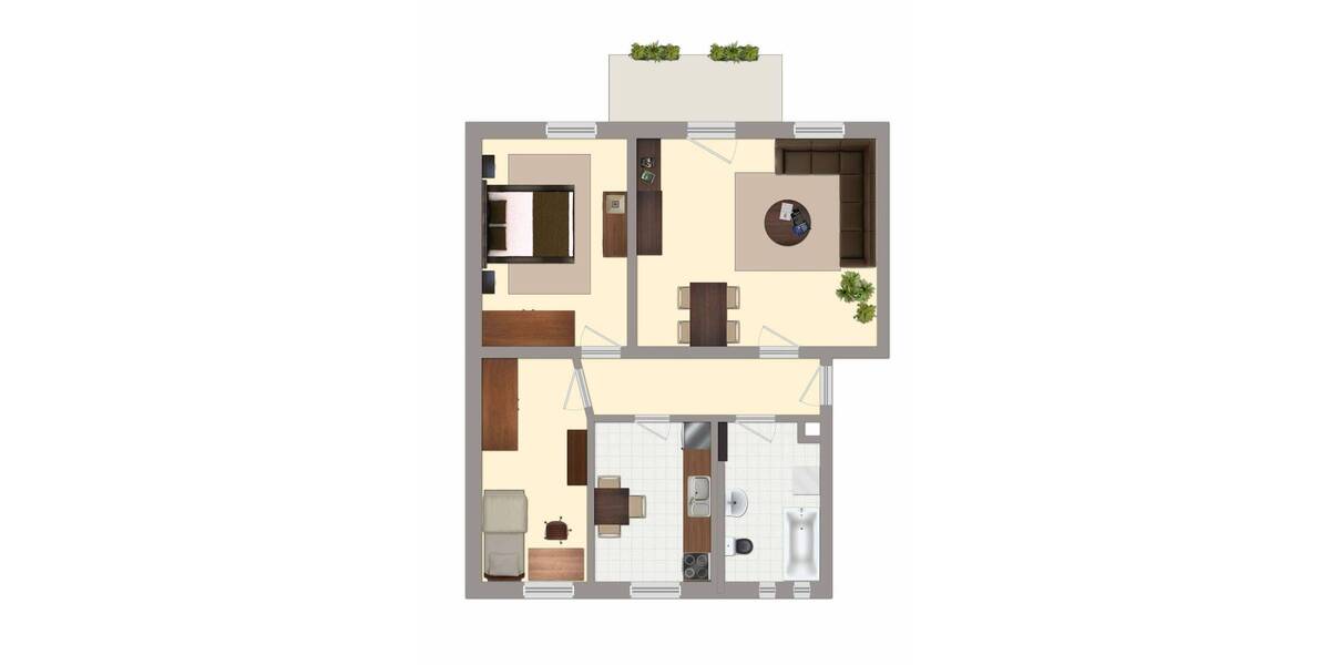 Etagenwohnung Dessau-Roßlau West - 3 Zimmer, 72 m&sup2;, 482&euro; | Angebot:26778713