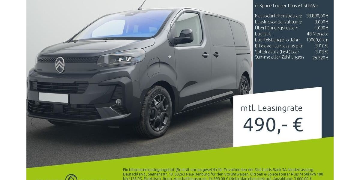 Citroen SpaceTourer 1.500 km 38.390 &euro; Ahaus 48683