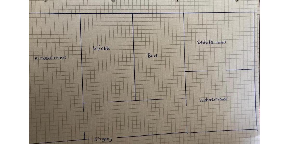 3 Raumwohnung mit Einbauküche 3 zimmer