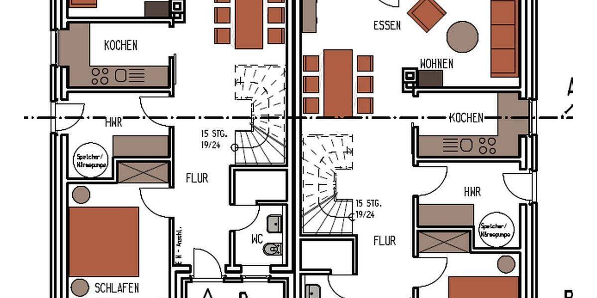 Doppelhaushälfte Neuharlingersiel Seriem - 5 Zimmer, 130 m&sup2;, 1.500&euro; | Angebot:26787822