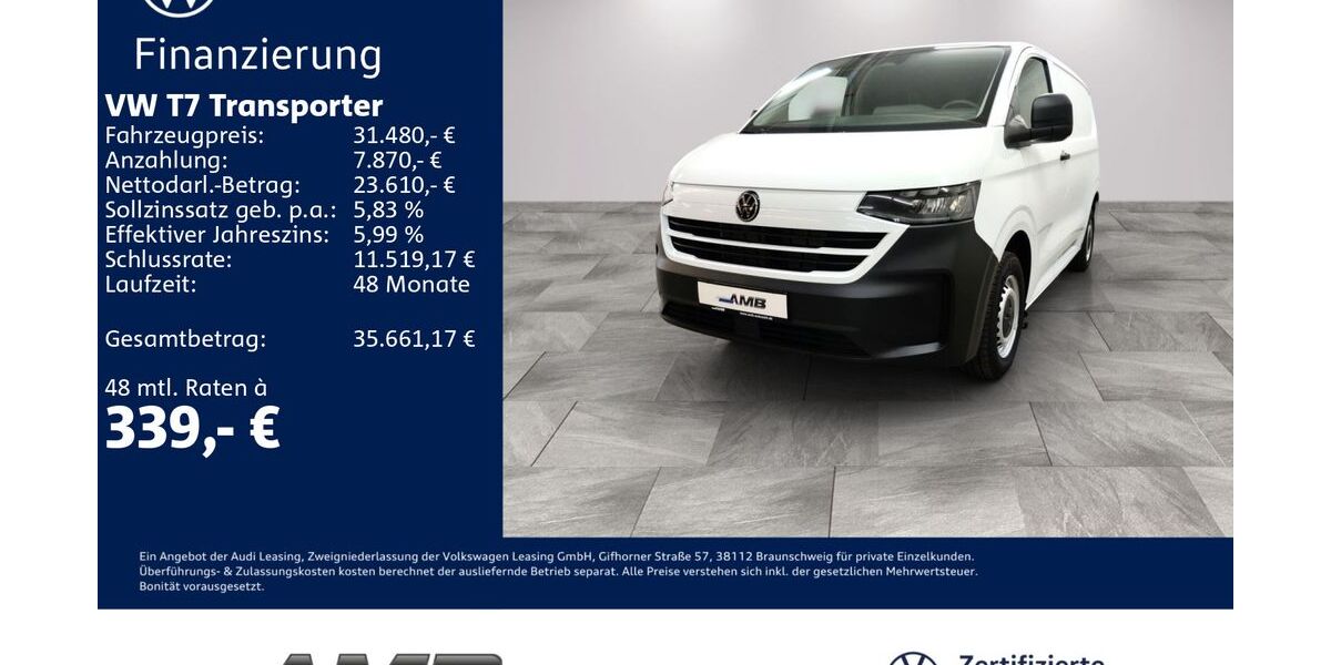 VW T7 Transporter 13.000 km 31.480 &euro; Borna 04552