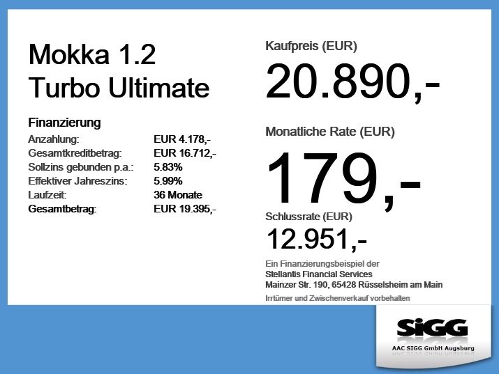 Opel Mokka 25.000 km 19.480 &euro; Augsburg 86154