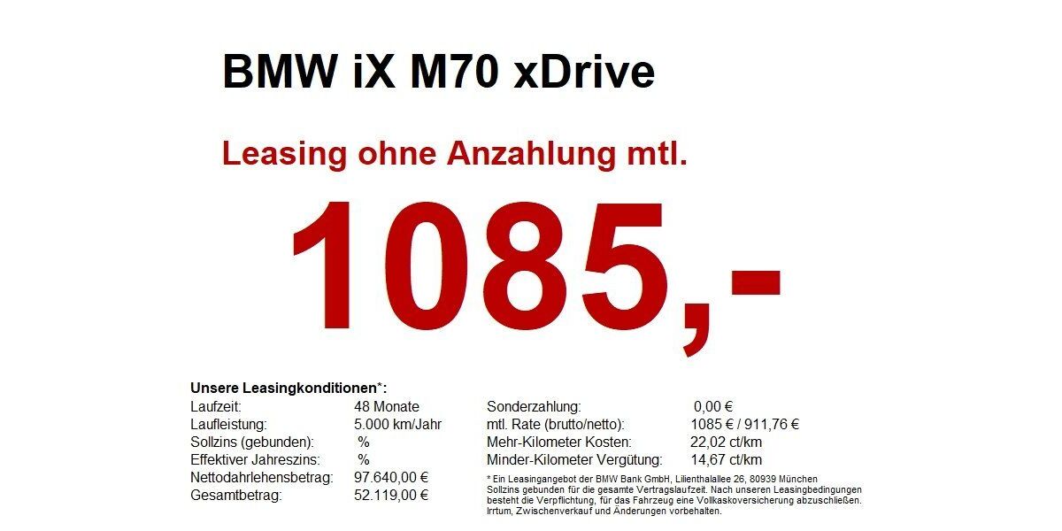 BMW iX 5.189 km 97.480 &euro; Heilbronn 74076