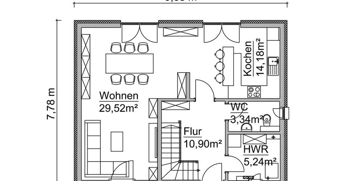 Einfamilienhaus Aschersleben - 4 Zimmer, 121 m&sup2;, 340.400&euro; | Angebot:26309108