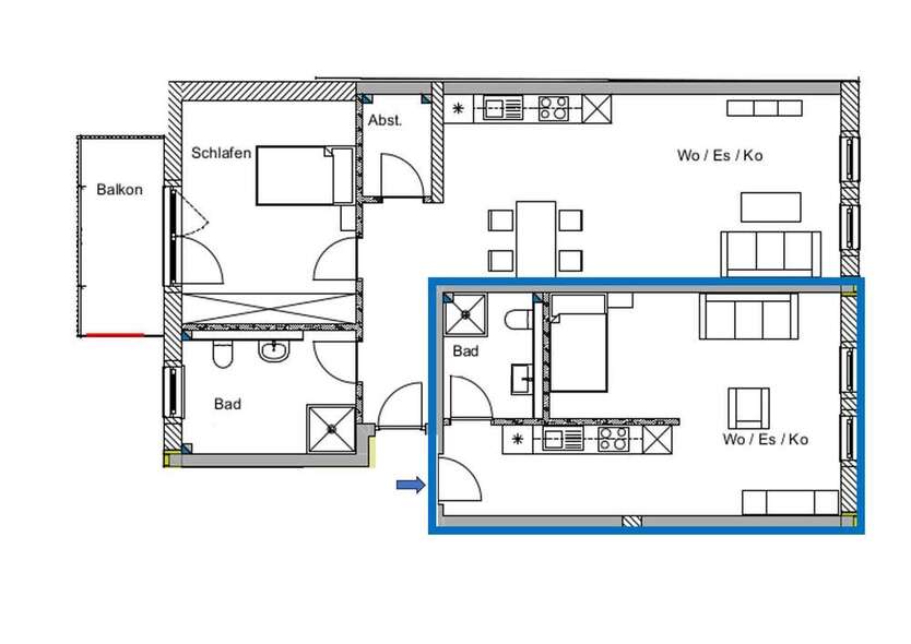 Wohnung zum Mieten in Kastellaun 490 € 35.28 m²