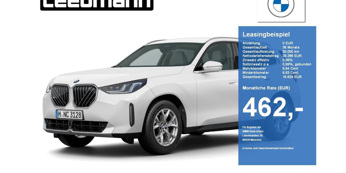 BMW X3 7.999 km 46.750 &euro; Deggendorf 94469