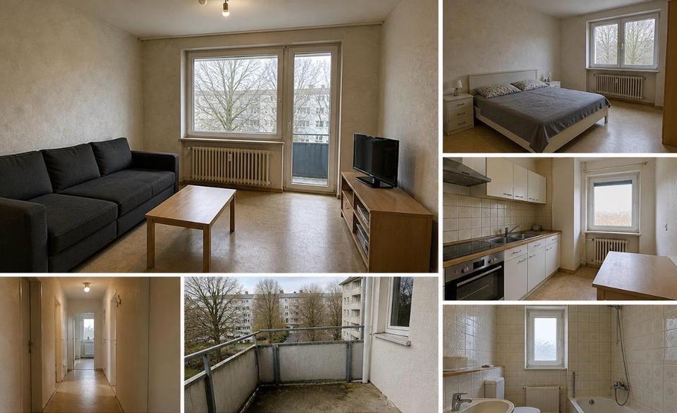 Etagenwohnung Wolfenbüttel Ahlum - 2 Zimmer, 55 m&sup2;, 495&euro; | Angebot:26402886