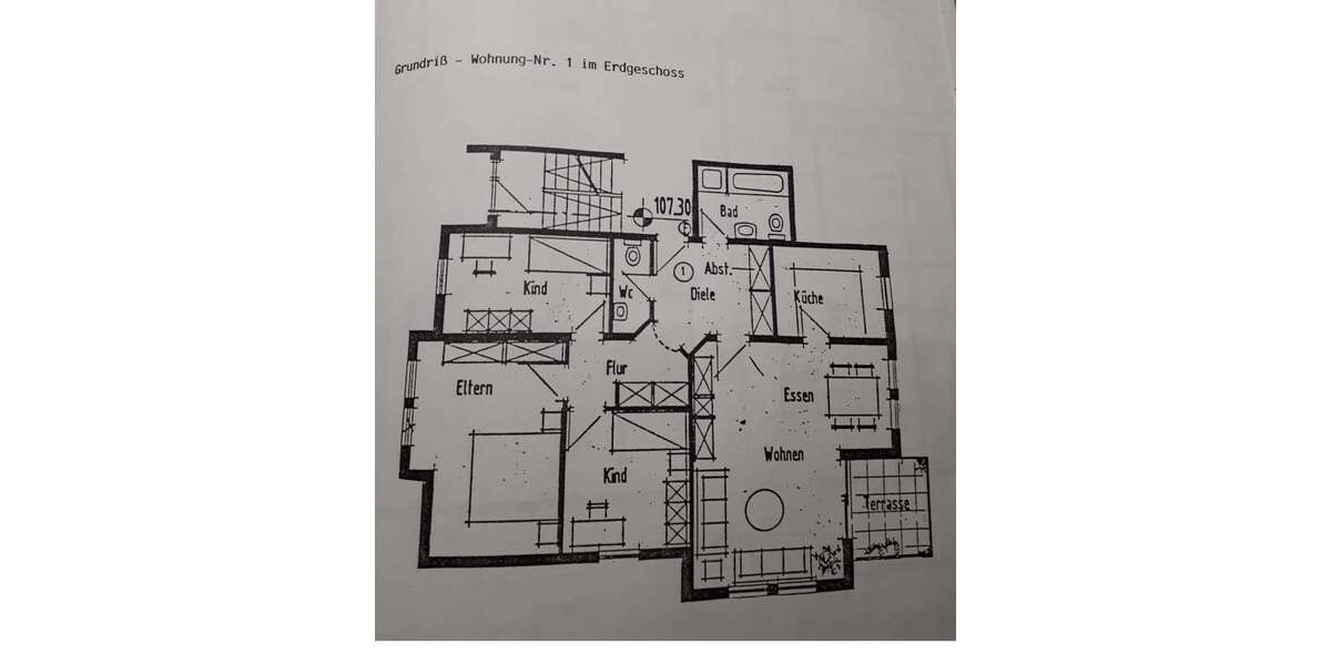 Etagenwohnung Neckarsteinach - 4 Zimmer, 94 m&sup2;, 275.000&euro; | Angebot:24735482