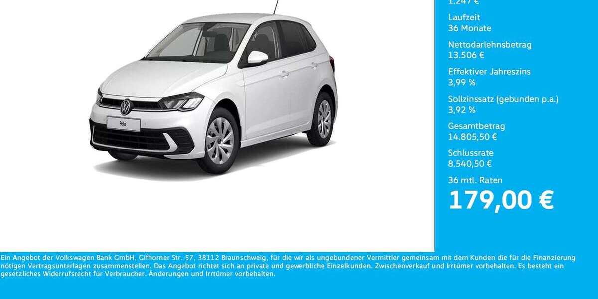 VW Polo 40.901 km 13.998 € Dortmund-Marten 44379