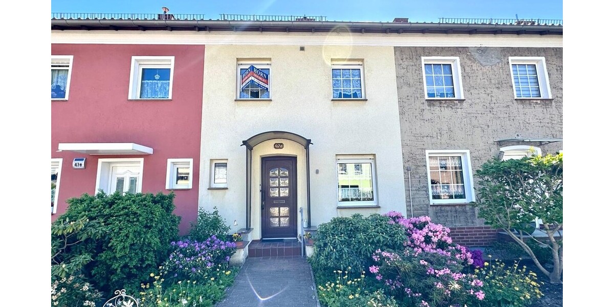 HORN IMMOBILIEN ++ gepflegtes Reihenmittelhaus in Ueckermmünde, nur ca. 1 km vom Strand entfernt - Reihenhaus Ueckermünde / Bellin Bellin | Angebot:27261636
