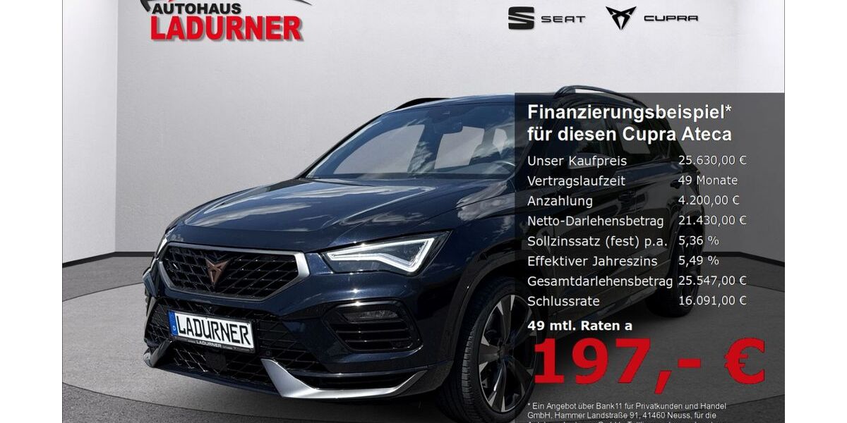Cupra Ateca 75.620 km 25.630 &euro; Tuttlingen 78532