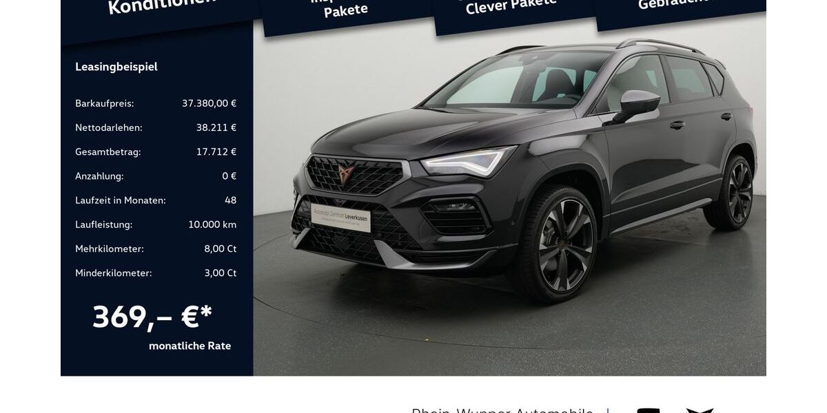 Cupra Ateca 1.001 km 36.380 € Leverkusen 51373