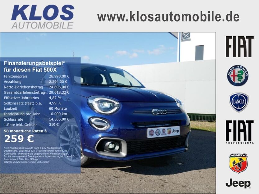 Fiat 500X 6.500 km 26.990 € Marpingen 66646