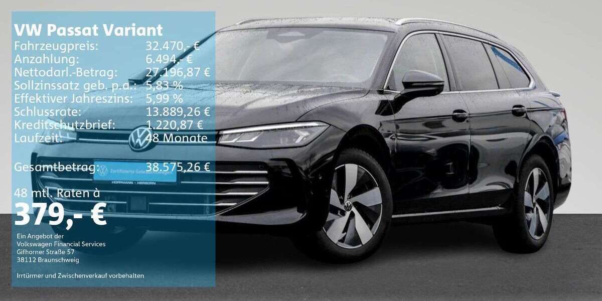 VW Passat Variant 19.223 km 32.470 &euro; Herborn 35745