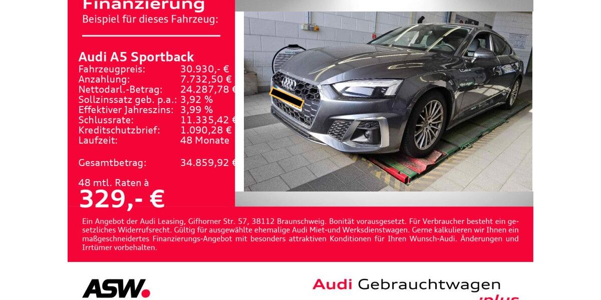 Audi A5 22.600 km 30.930 &euro; Heilbronn 74074