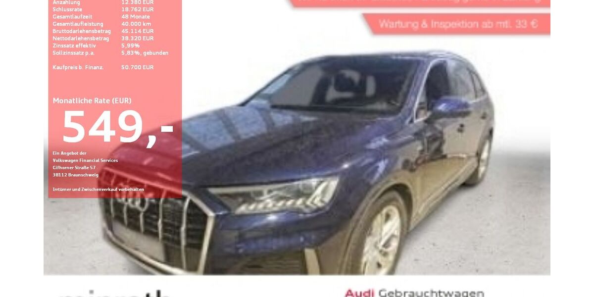 Audi Q7 93.916 km 50.450 &euro; Moers-Hülsdonk 47441