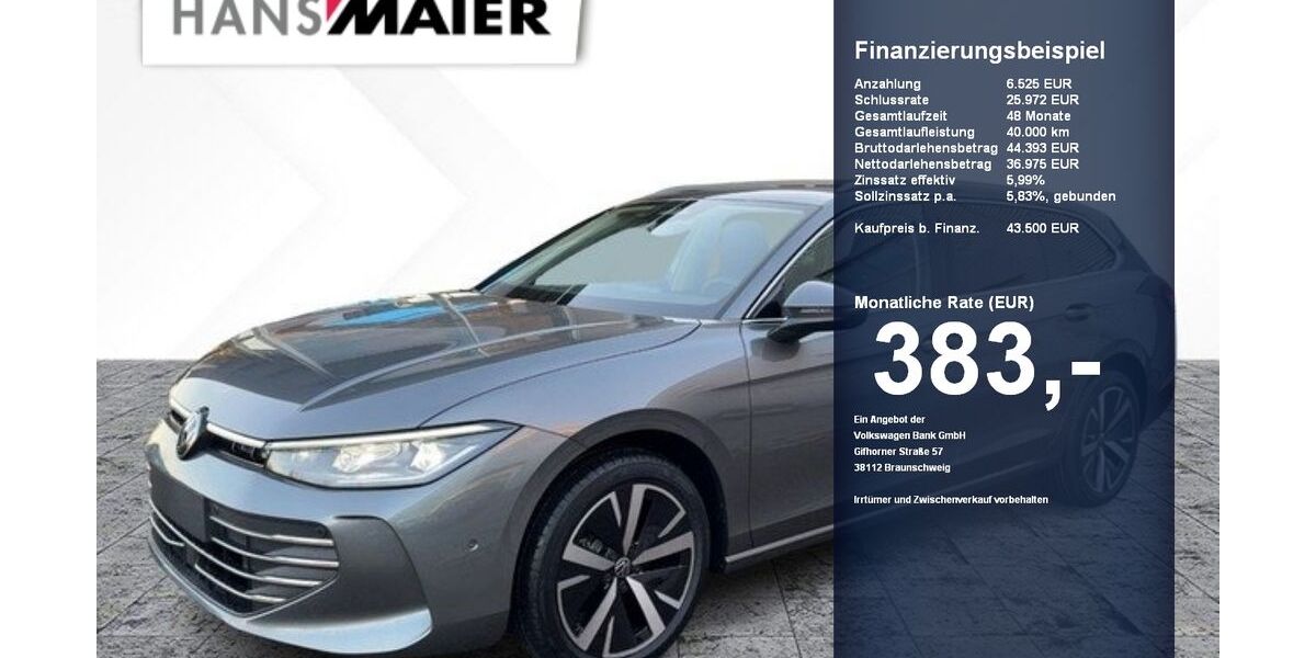 VW Passat 1.500 km 43.500 &euro; Erding 85435