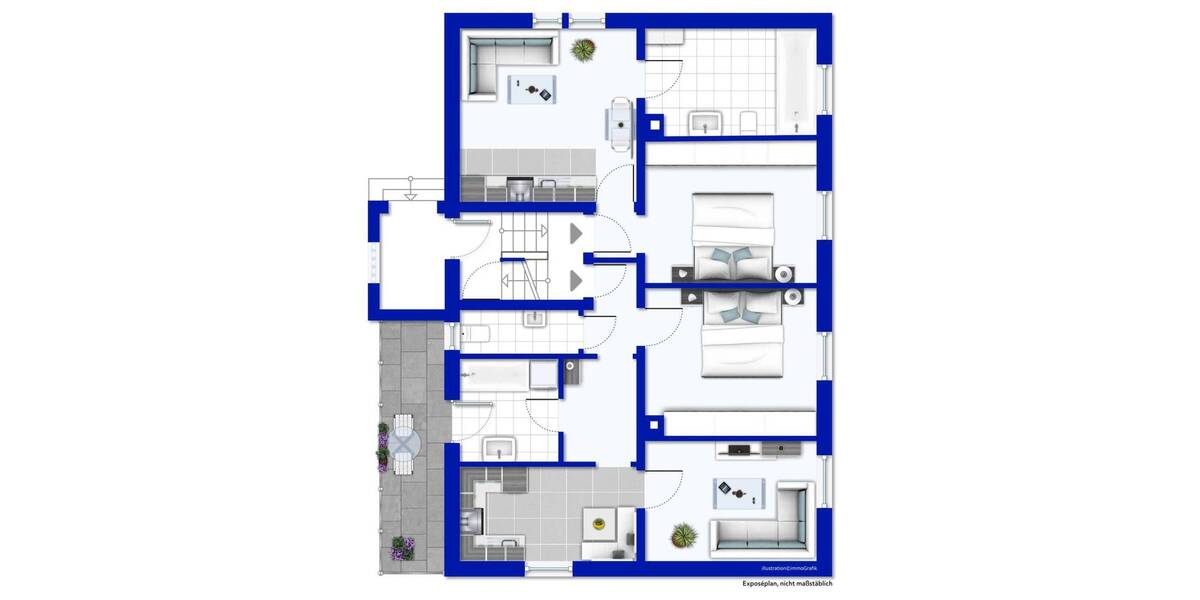 Etagenwohnung Gunzenhausen - 4 Zimmer, 95 m&sup2;, 199.000&euro; | Angebot:26674032