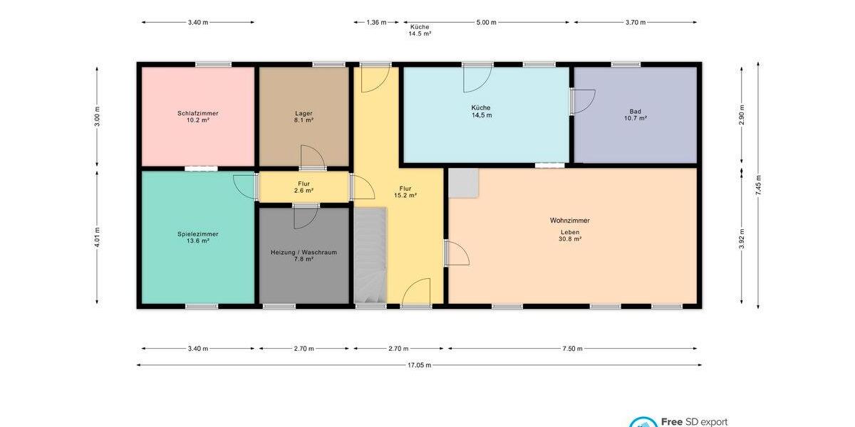 Doppelhaushälfte Goldberg - 6 Zimmer, 200 m&sup2;, 269.000&euro; | Angebot:26121485