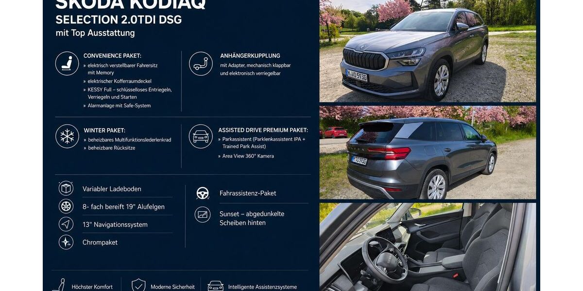 Skoda Kodiaq 12.800 km 38.950 &euro; Kirchwalsede 27386