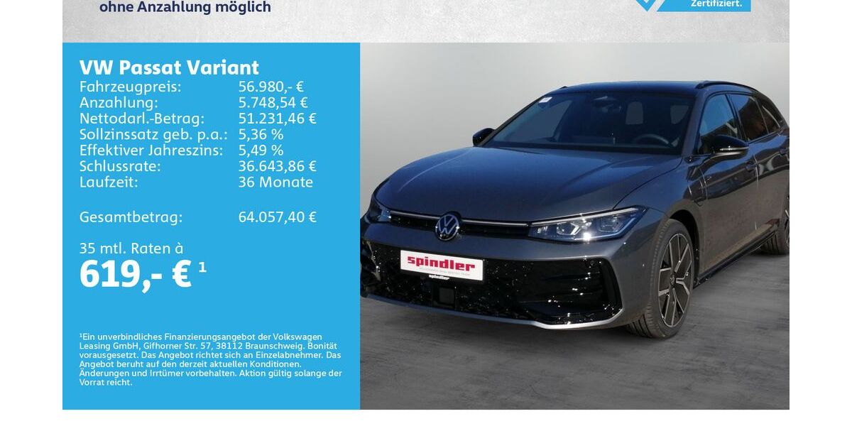 VW Passat Variant 10.000 km 55.980 &euro; Kreuzwertheim 97892
