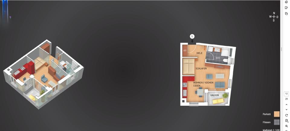 Erdgeschoßwohnung Neumarkt in der Oberpfalz Altenhof - 1.5 Zimmer, 35 m&sup2;, 195.000&euro; | Angebot:26999282