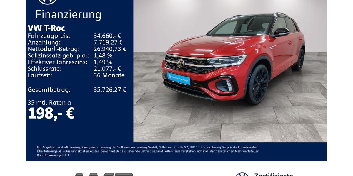VW T-Roc 8.210 km 33.980 &euro; Borna 04552
