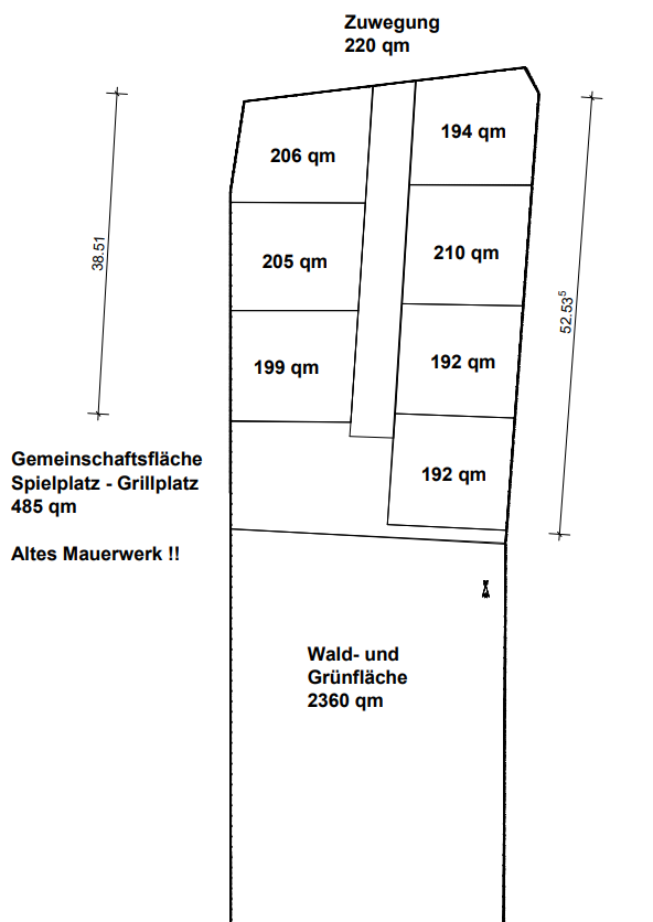 Grundstück zu verkaufen in Klettenberg 27.500 € 205 m²