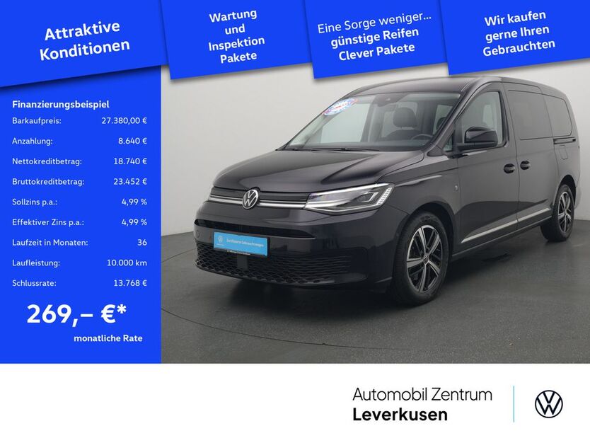 VW Caddy Maxi 82.480 km 26.680 € Leverkusen 51379