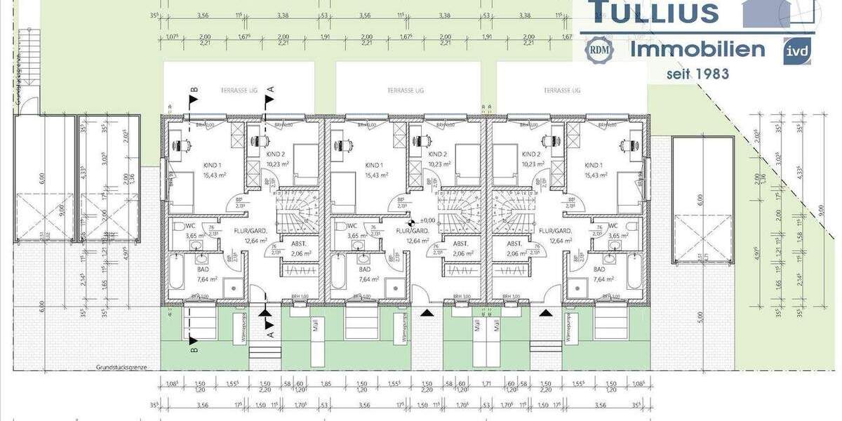 Reihenendhaus Essen Gerschede - 6 Zimmer, 151 m&sup2;, 665.000&euro; | Angebot:24505033