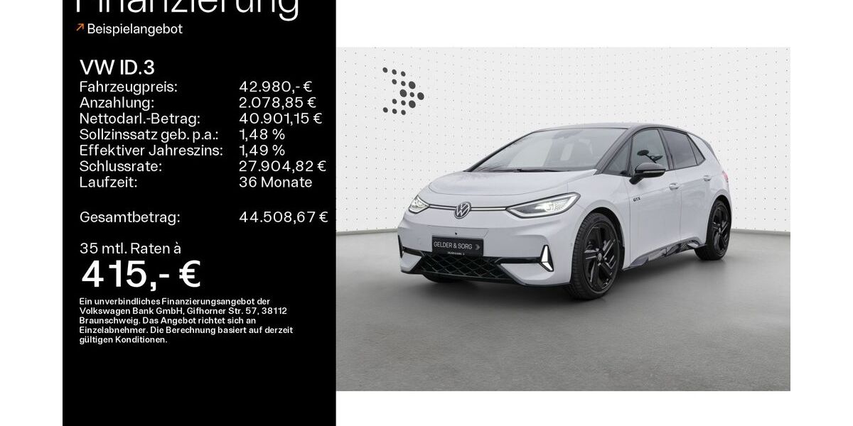 VW ID.3 13.500 km 42.980 &euro; Bad Kissingen 97688