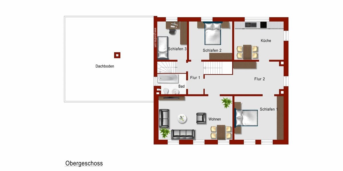 Ideal für Großfamilien! Gepflegtes 2 Familienhaus mit großem Grundstück ca. 2000 m² - Zweifamilienhaus Lage | Angebot:13352472