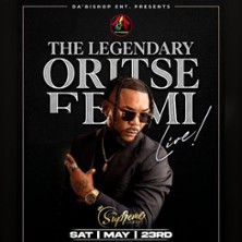 Oritse Femi Live 23.05.2026 Supreme Lounge – Bar. Club. Events.